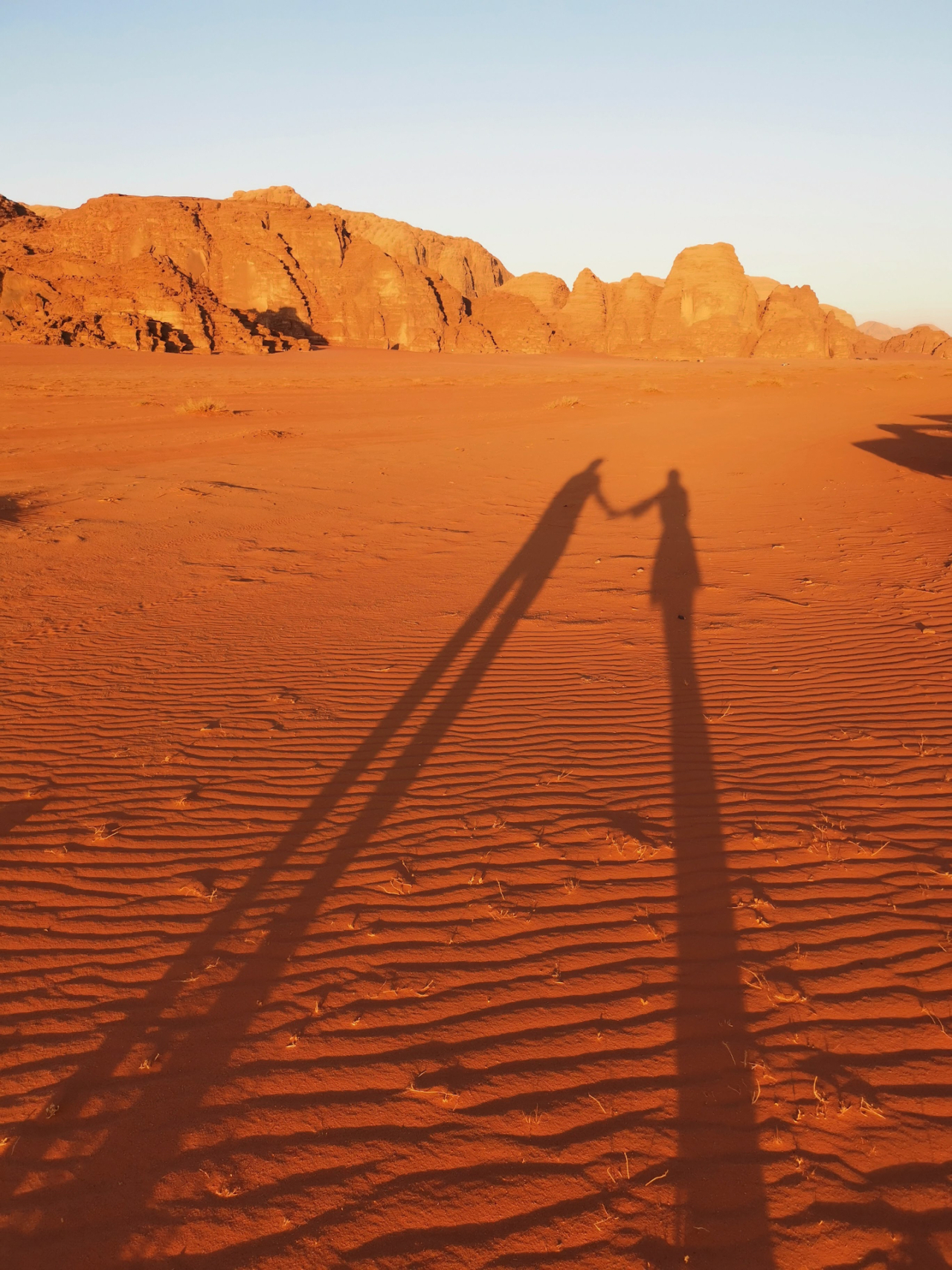 Umbre in desert Wadi Rum